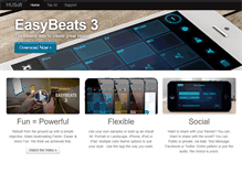Tablet Screenshot of easybeats.net